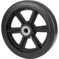 Mold-On Rubber Wheels, 6" (152.4 mm) Dia. x 2" (50.8 mm) W, 500 lbs. (226.796 kg.) Capacity MN696 | WestPier