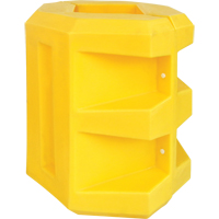 Short Column Protector, 6" x 6" Inside Opening, 24" L x 24" W x 24" H, Yellow MO040 | WestPier