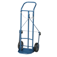 Professional Gas Cylinder Truck CC-1, Mold-on Rubber Wheels, 9" W x 7-1/4" L Base, 250 lbs. MO344 | WestPier