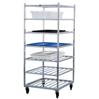 Shelf Cart, 7 Tiers, 28-1/2" W x 69" H x 32" D, 525 lbs. Capacity MO461 | WestPier