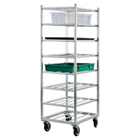 Shelf Cart, 8 Tiers, 20-7/8" W x 67" H x 27" D, 600 lbs. Capacity MO462 | WestPier