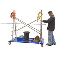 A-Frame Bar & Pipe Cart, Steel, 36-3/4" W x 73-3/4" D x 72-1/2" H, 2000 lbs. Capacity MO514 | WestPier