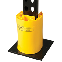 Polyethylene Rack Guard, 5" W x 6" L x 8" H, Yellow MO762 | WestPier