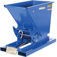 Conteneur autobasculeur, Acier, 1/3 vg³, Bleu WestPier
