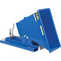 Conteneur autobasculeur, Acier, 1/3 vg³, Bleu WestPier