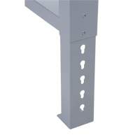Industrial Duty Leg for Workbench, Steel, 30" D x 34" H, Single MO932 | WestPier