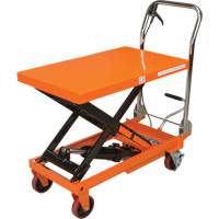 Hydraulic Scissor Lift Table, 32" L x 19-3/4" W, Steel, 660 lbs. Capacity MP006 | WestPier