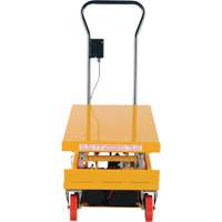 DC Powered Hydraulic Scissor Lift Elevating Cart, Steel, 39-3/4" L x 20-1/2" W, 1000 lbs. Capacity MP111 | WestPier