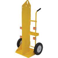 Welding Cylinder Torch Cart, Foam-Filled Wheels, 23-13/16" W x 22-13/16" L Base, 500 lbs. MP115 | WestPier