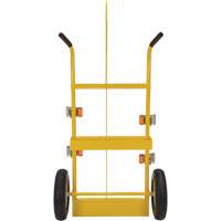 Welding Cylinder Torch Cart, Foam-Filled Wheels, 23-13/16" W x 22-13/16" L Base, 500 lbs. WestPier