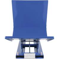 Open Sided Hopper, Steel, 1 cu.yd., Blue WestPier