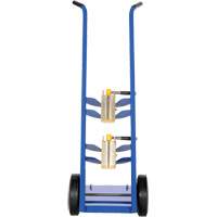Magnetic Cylinder Hand Truck, Rubber Wheels, 12" W x 5" L Base, 350 lbs. MP137 | WestPier