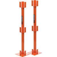 ProGuards Temporary Guard Rail Posts, 8" W x 39" H, Orange WestPier