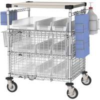 PPE Check-In Station, Stainless Steel, 43" x 40" x 24", 900 lbs. Capacity WestPier