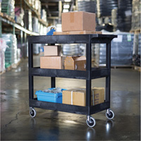 R&acirc;telier mobile, 3 tiers, 35-1/4" x 36-1/4" x 18", Capacit&eacute; 300 lb WestPier