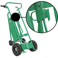 Powered Drum Hand Truck with Pneumatic Wheels WestPier