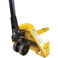Steel Wheel Pallet Truck, Steel, 48" L x 27" W, 5500 lbs. Capacity WestPier