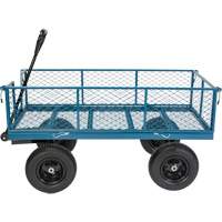 Wagon with Drop Sides, 24" W x 48" L, 800 lbs. Capacity WestPier