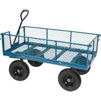 Wagon with Drop Sides, 24" W x 48" L, 800 lbs. Capacity WestPier