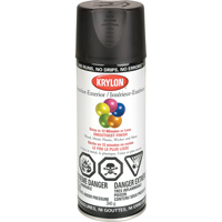 Industrial Acryli-Quik Lacquer, Black, Semi-Flat, 12 oz., Aerosol Can WestPier