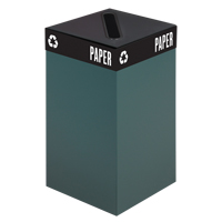Contenants de recyclage de luxe, Vrac, Acier, 25 gal./25 gal. US NA729 | WestPier
