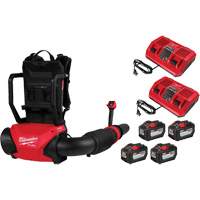 M18 FUEL Dual Battery Backpack Blower Kit, 18 V, 155 MPH Output, Battery Powered WestPier