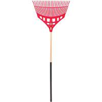 Leaf Rake, 24" Blade, Wood Handle, Plastic Blade WestPier