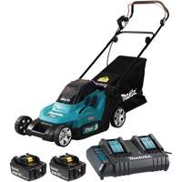 36V 5.0 Ah LXT Lawn Mower Kit, Push Walk-Behind, Battery Powered, 17" Cutting Width WestPier