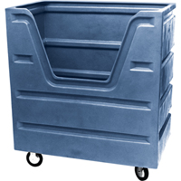 Bulk Laundry Trucks, Plastic, 29" W x 48" D x 55" H, 1000 lbs. Capacity NC474 | WestPier