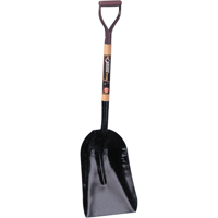 Grain & Coal Scoop Shovel, Wood, Tempered Steel Blade, D-Grip Handle, 27-3/4" Length WestPier