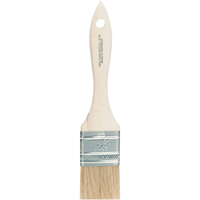 Paint Brush, White China, Wood Handle, 1-3/4" Width ND936 | WestPier