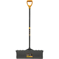 Pro Snow Pusher, Polypropylene Blade, D-Grip Handle, 20-3/4" W WestPier