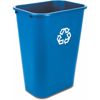 Recycling Container , Deskside, Plastic, 41-1/4 US Qt. NG277 | WestPier