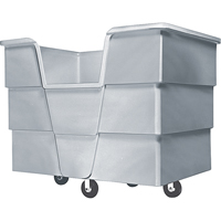 Jumbo Starcart™ Box Truck, Polyethylene, 65" L x 45" W x 54" H, 60 cu. ft. Volume, 1500 lbs. Capacity NG957 | WestPier