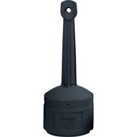 Smokers Cease-Fire&reg; Cigarette Butt Receptacle, Free-Standing, Plastic, 4 US gal. Capacity, 38-1/2" Height WestPier