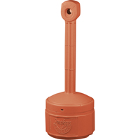 Smoker’s Cease-Fire<sup>®</sup> Cigarette Butt Receptacle, Free-Standing, Plastic, 1 US gal. Capacity, 30" Height NI705 | WestPier