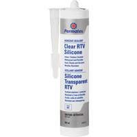 Clear RTV Adhesive Sealant, 300 ml, Cartridge, Clear NIR843 | WestPier