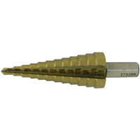 JET-KUT&reg; Super Premium M35 Step Drill, 3/16" - 7/8" , 1/16" Increments, High Speed Steel WestPier