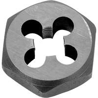 Hexagon Rethreading Bolt Die, 11/16" Dia., 5/16"-18 Thread, Chromium Steel WestPier
