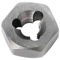 Hexagon Rethreading Bolt Die, 19/32" Dia., 1/4"-28 Thread, Chromium Steel WestPier