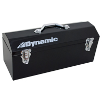 Hip Roof Tool Box, 7" D x 19" W x 7-1/2" H, Black WestPier
