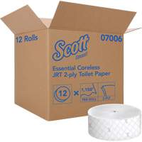 Scott<sup>®</sup> Essential Toilet Paper, Jumbo/Coreless Roll, 2 Ply, 1150' Length, White NJJ008 | WestPier