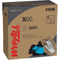 Chiffons à usage prolongé X80 WypAllMD, Robuste, 16-4/5" lo x 9" la NJJ027 | WestPier