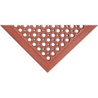 Competitor Series Mats, Slotted, 3' x 5' x 7/8", Orange, Natural Rubber WestPier