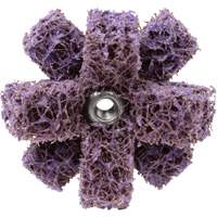 Scotch-Brite Cross Buff, BF-XB, 1-1/2" Dia., Medium Grit, Aluminum Oxide WestPier