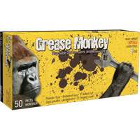 Grease Monkey&reg; Gloves, Large, Nitrile, 8-mil, Powder-Free, Black WestPier