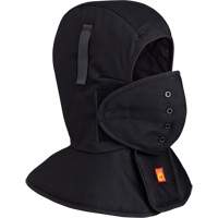 565A Doublure matelass&eacute;e FR &agrave; long col pour casque, Noir, Coton WestPier