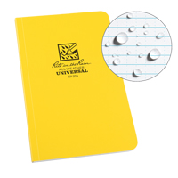 Field-Flex Bound Book, Soft Cover, Yellow, 128 Pages, 4-5/8" W x 7-1/4" L WestPier