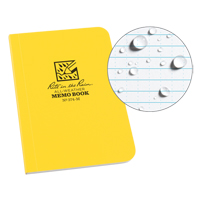 Memo Book, Soft Cover, Yellow, 112 Pages, 3-1/2" W x 5" L NKF442 | WestPier