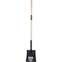 Square Point Shovel, Hardwood, Tempered Steel Blade, Straight Handle, 48" Long NN246 | WestPier